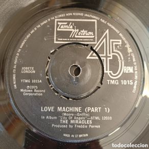 Vinyl-Schallplatten: The Miracles – Love Machine